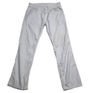 Mufti Trousers Off White Straight Leg Pants Y2K Skater Minimalist Mens 32x29